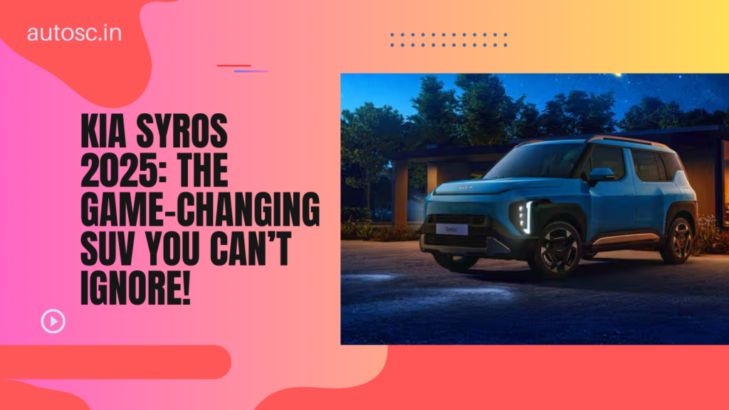 Kia Syros 2025