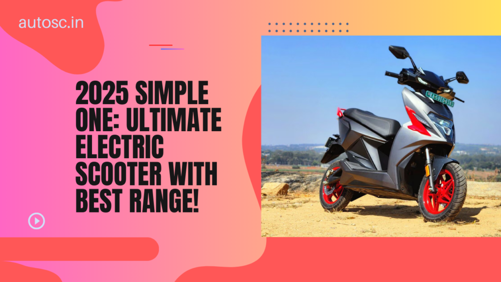simple one electric scooter